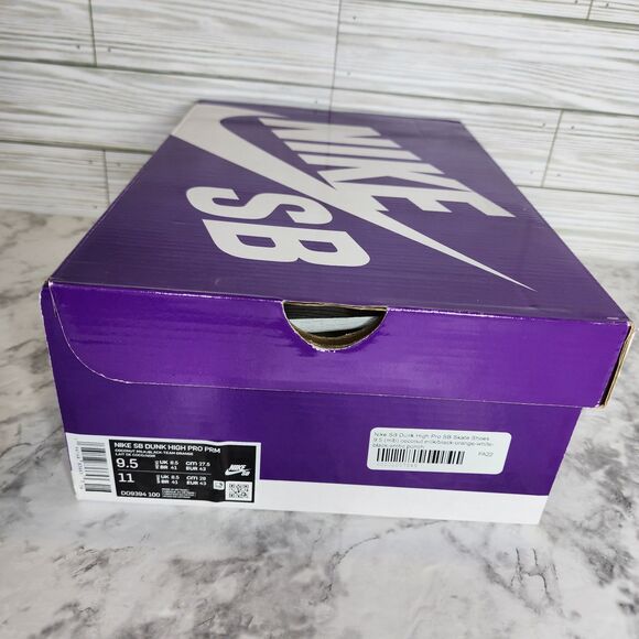 Nike SB Dunk High Pro San Francisco Giants Men's 9.5 DO9394-100 Worn 2x VNDS - Picture 13 of 13